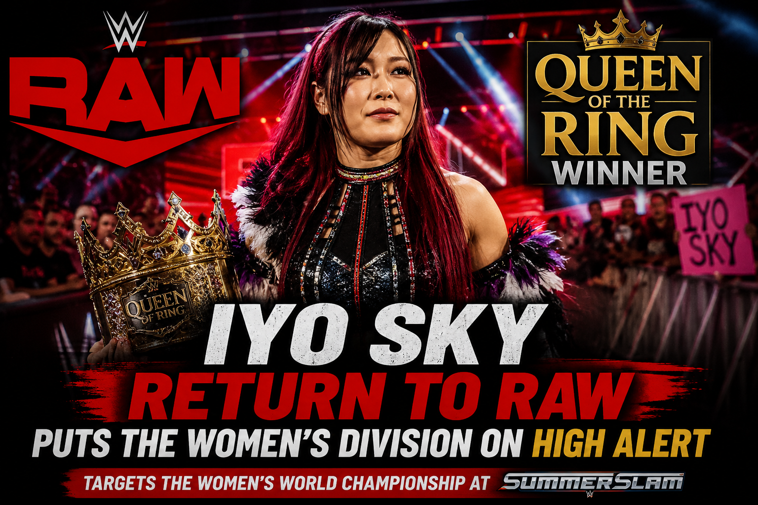 IYO SKY Return to Raw Puts the Women’s Division on High Alert
